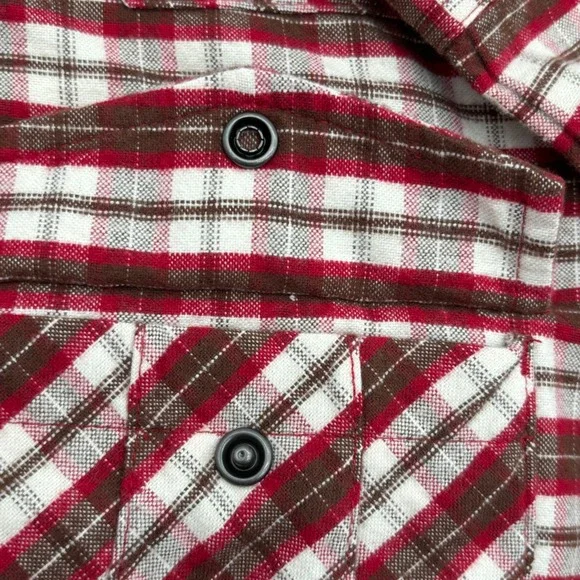 Indian Motorcycle Women's Plaid Button Up Shirt XL Long Sleeve Western - Picture 7 of 11